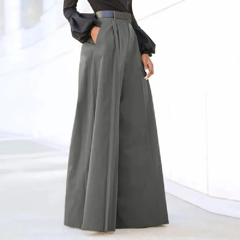 Pantalones de pierna ancha
