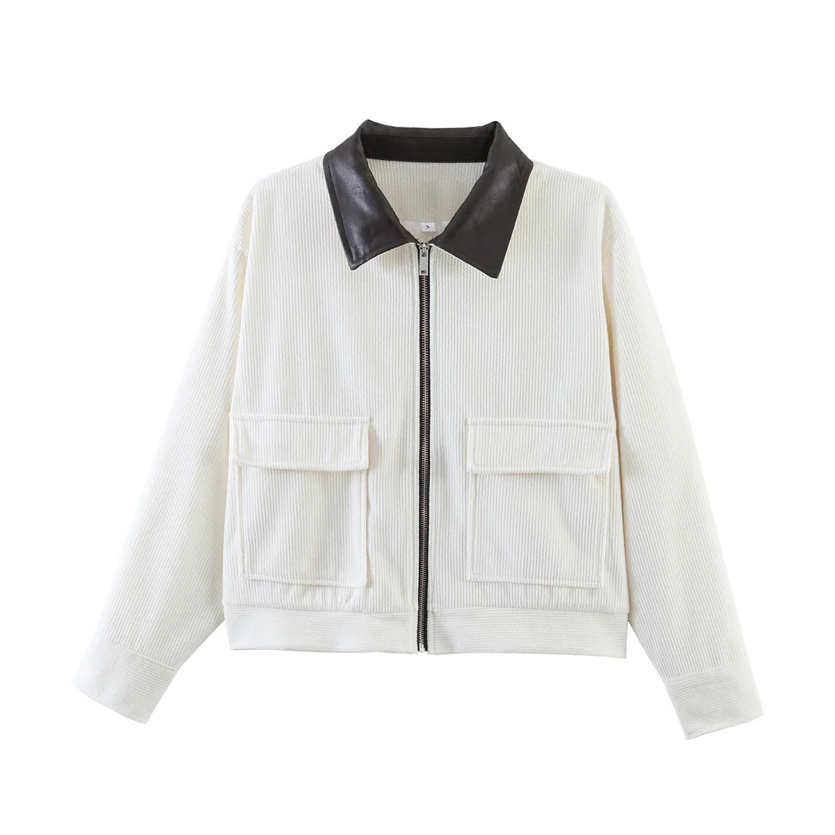 Chaqueta de calle suave con cremallera
