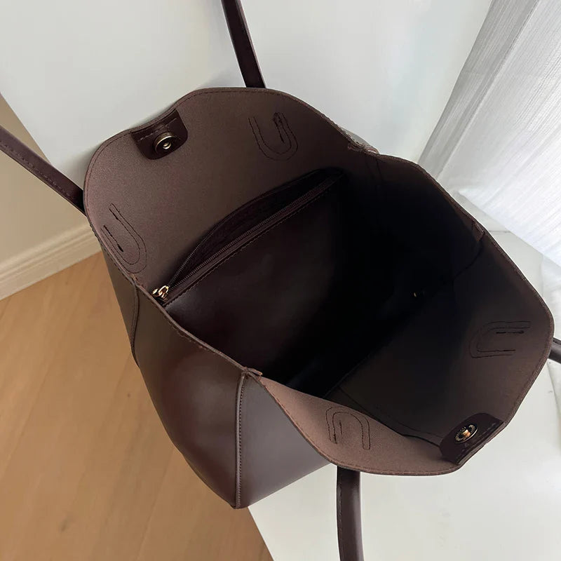 Bolsa de mano vintage de gran capac