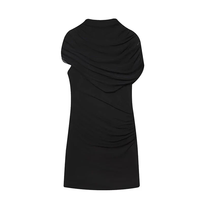 Vestido ajustado de patchwork para mujer