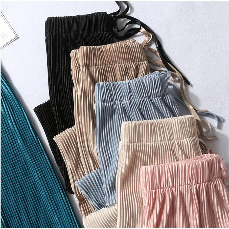 Pantalones de pierna ancha de verano