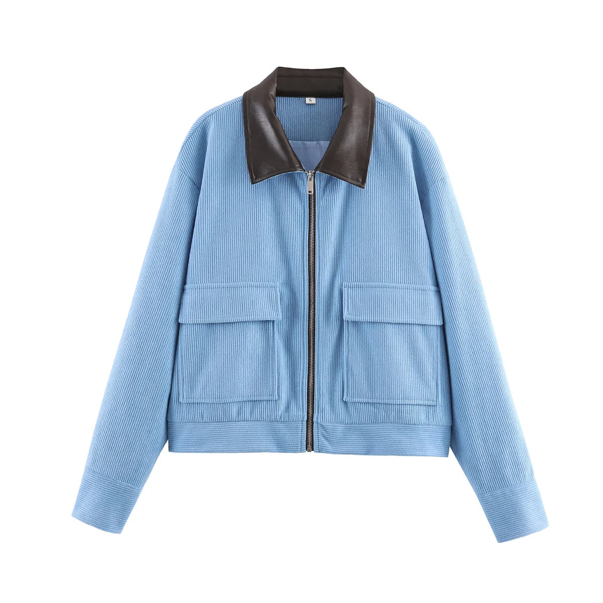 Chaqueta de calle suave con cremallera