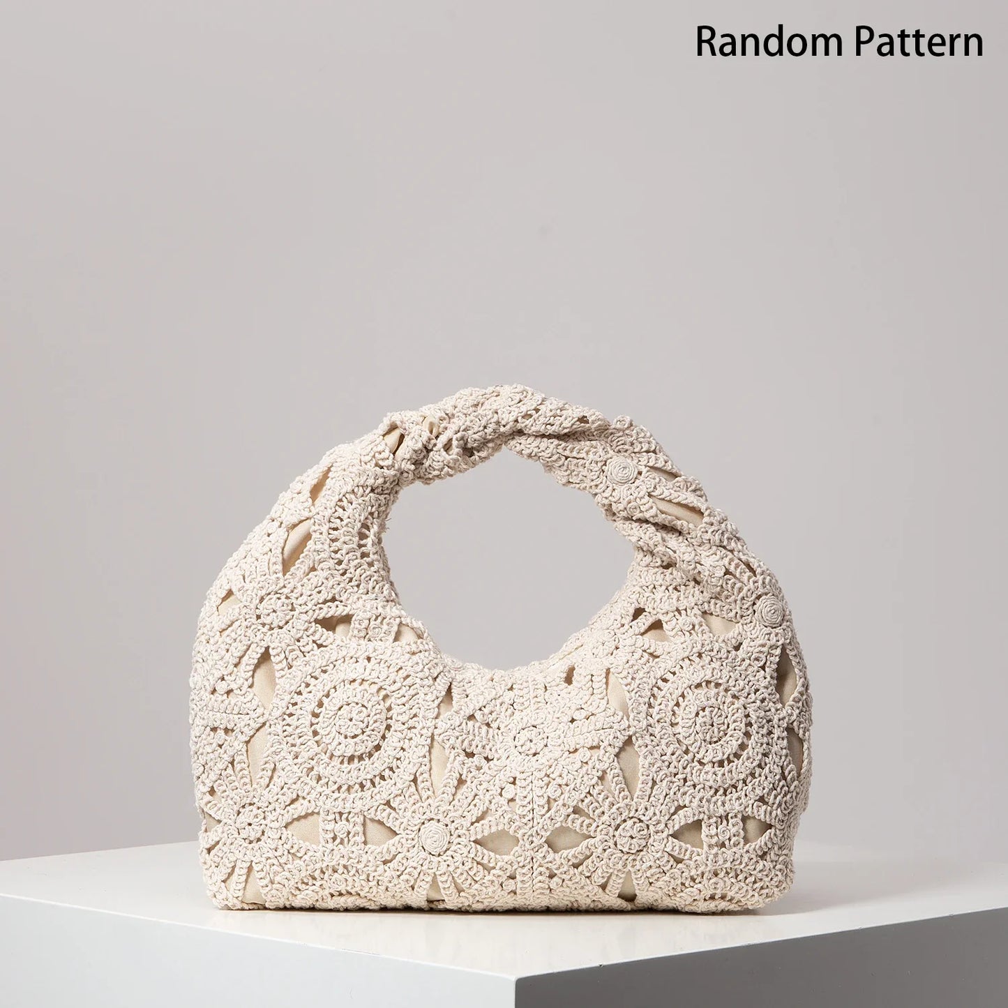 Bolso de mano tejido
