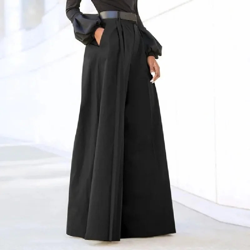 Pantalones de pierna ancha