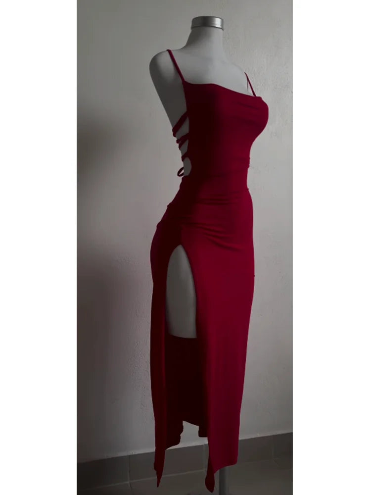 Minivestido ajustado con halter para mujer
