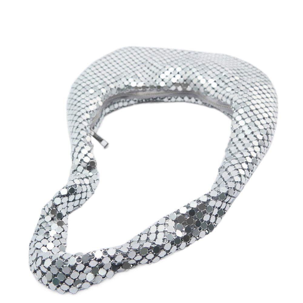 Bolso de diamantes de imitación Lara Hobo