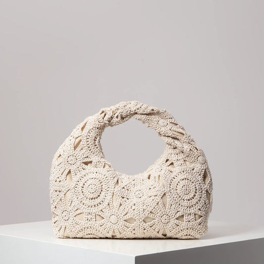 Bolso de mano tejido