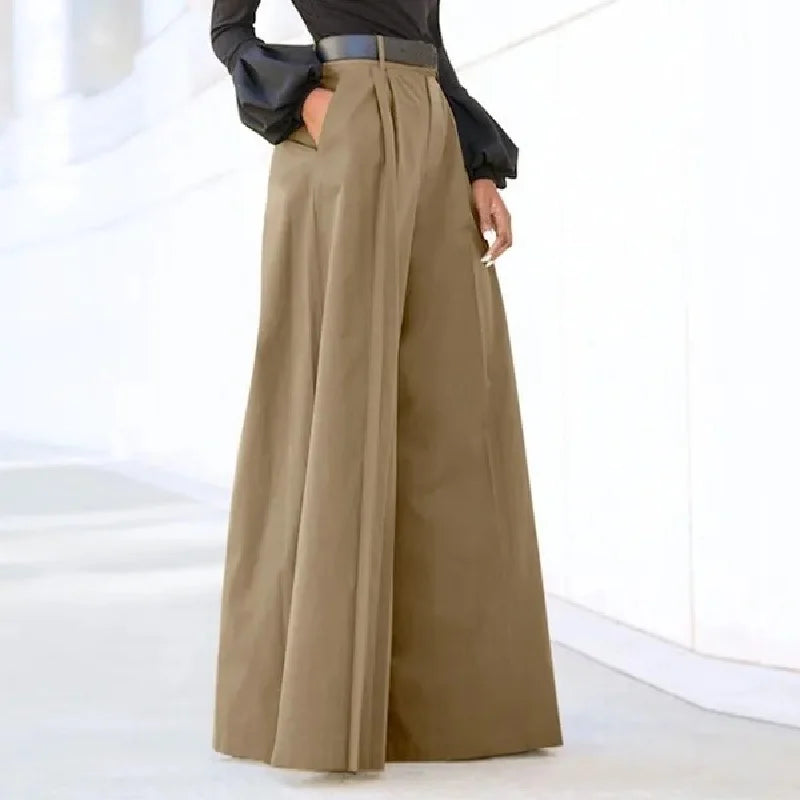 Pantalones de pierna ancha