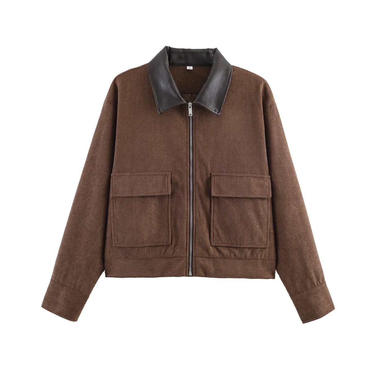 Chaqueta de calle suave con cremallera