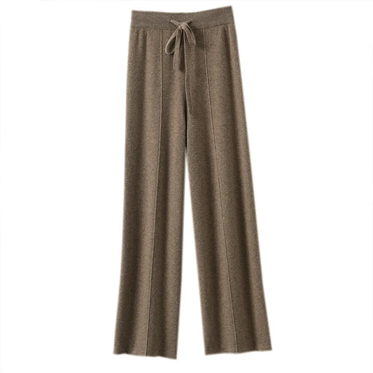 Pantalones de cintura alta para mujer
