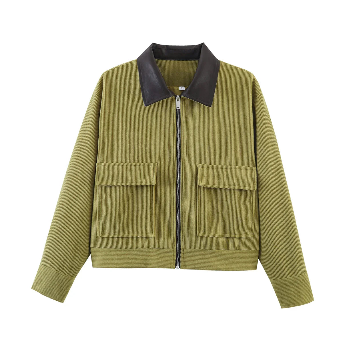 Chaqueta de calle suave con cremallera