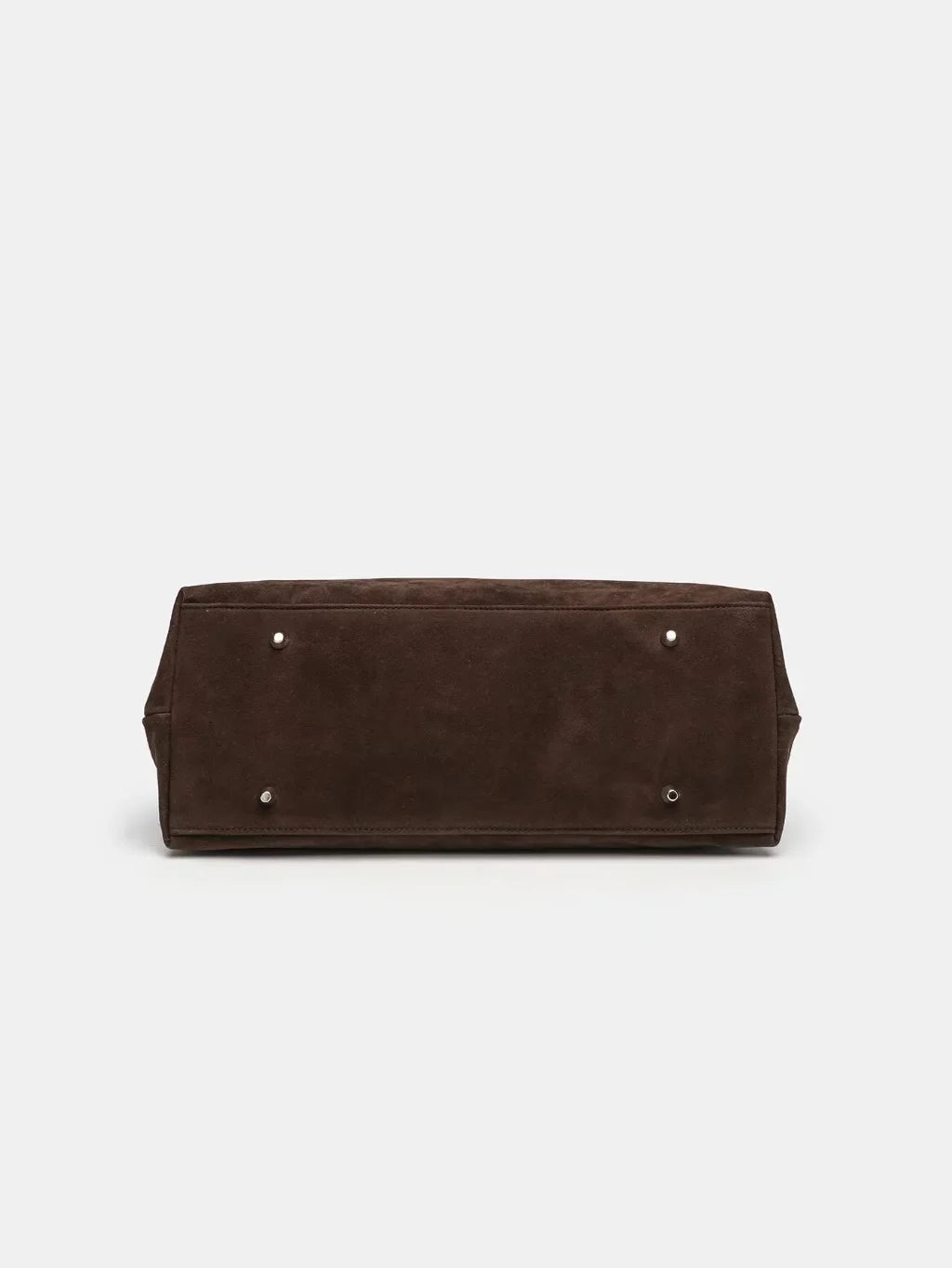 Bolso de mano marrón vintage para mujer