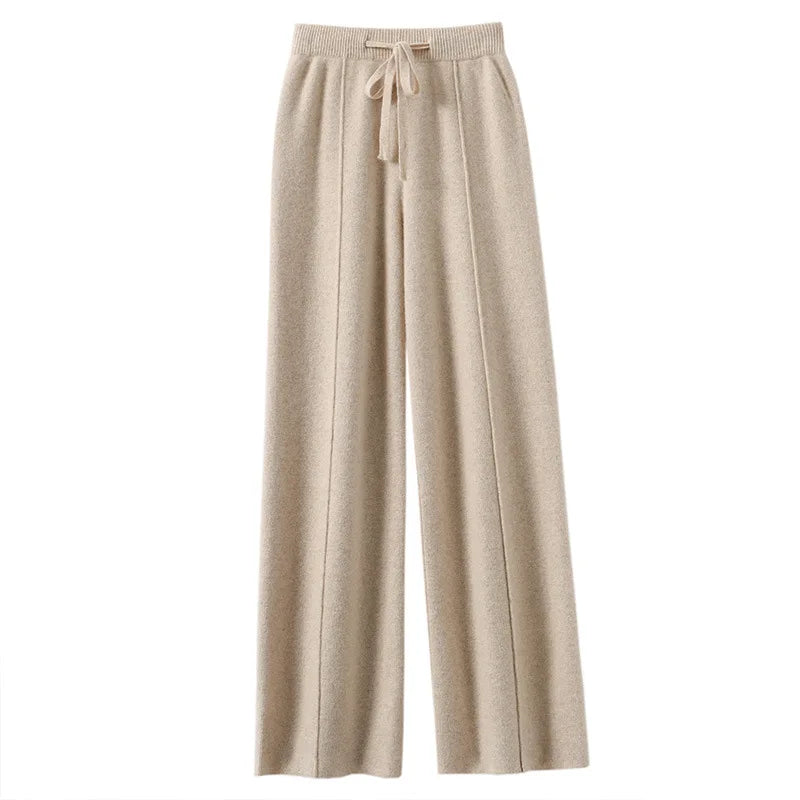 Pantalones de cintura alta para mujer