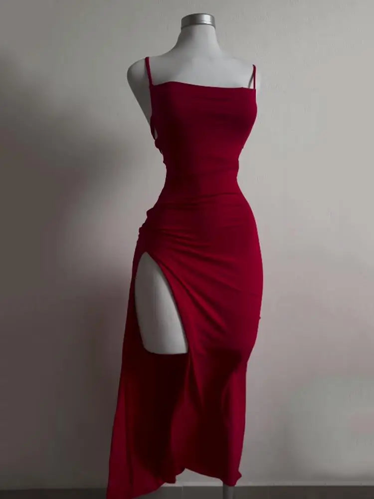Minivestido ajustado con halter para mujer