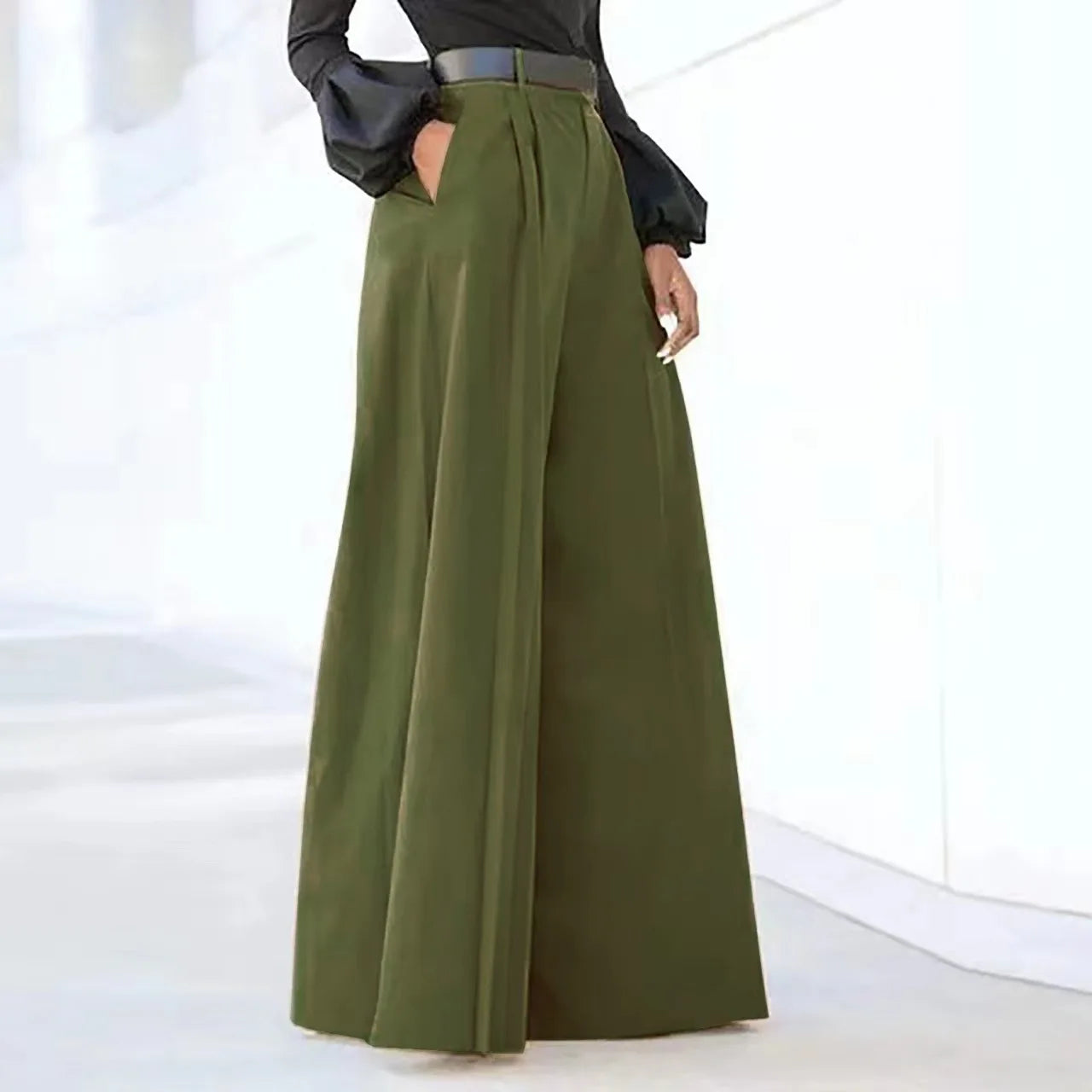 Pantalones de pierna ancha