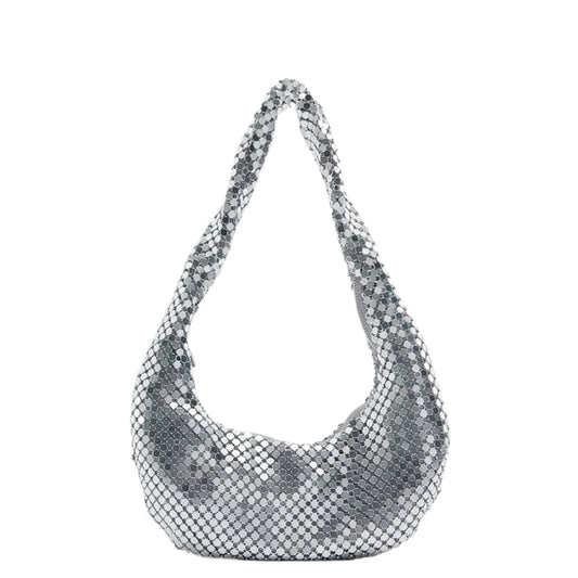 Bolso de diamantes de imitación Lara Hobo