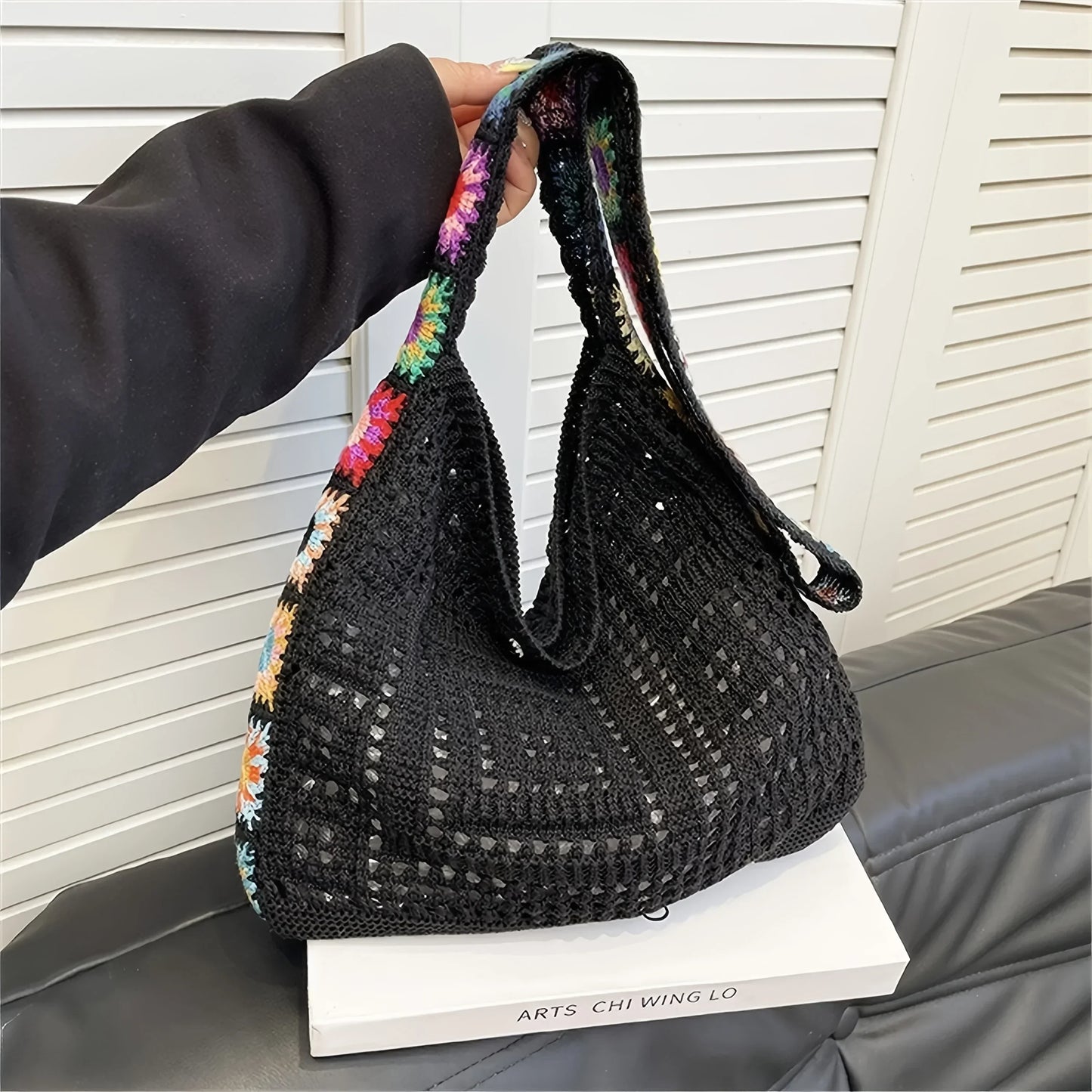 Bolso de ganchillo boho para mujer