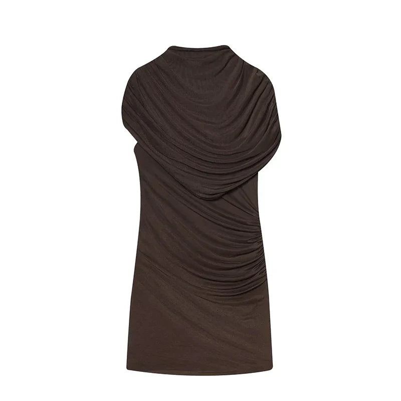 Vestido ajustado de patchwork para mujer