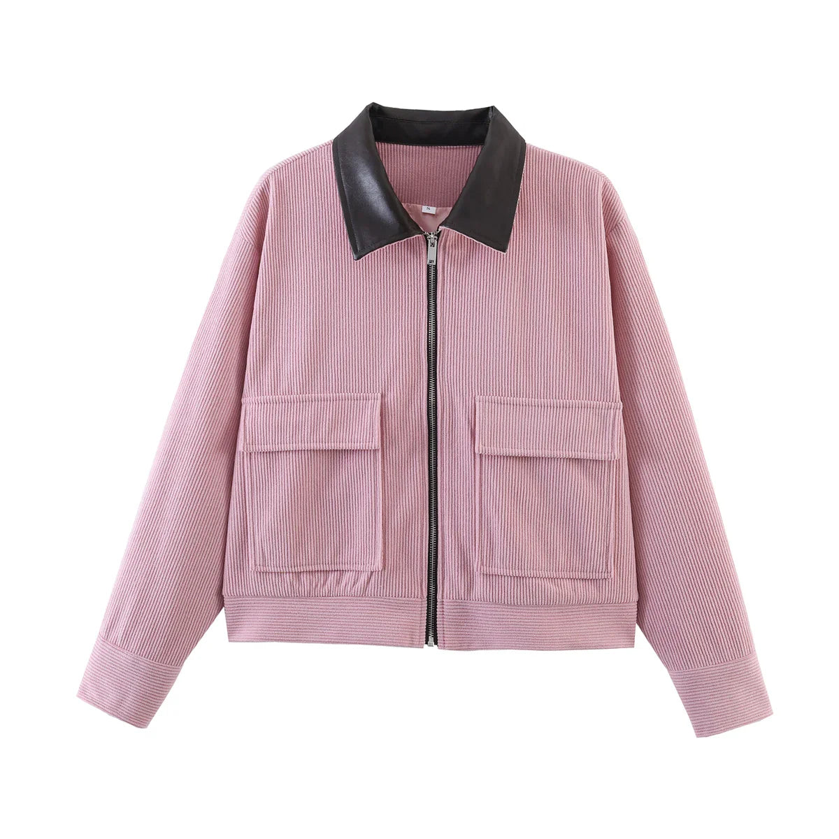 Chaqueta de calle suave con cremallera