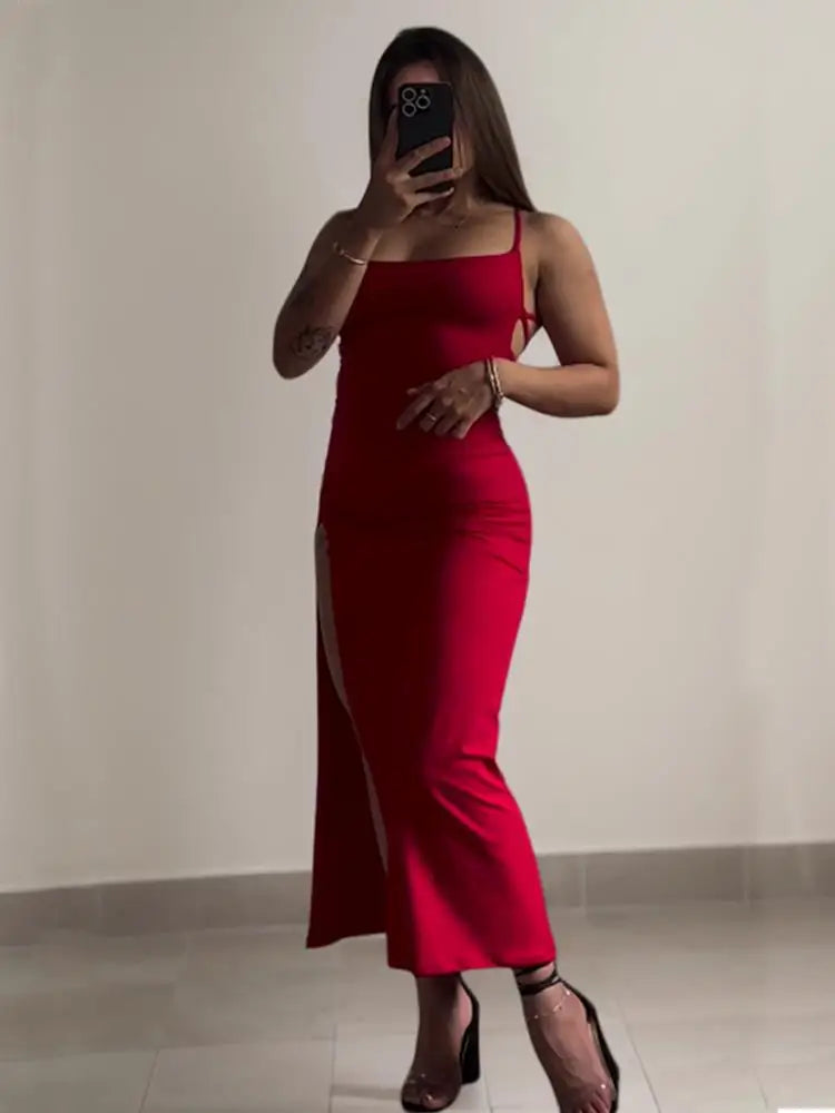 Minivestido ajustado con halter para mujer